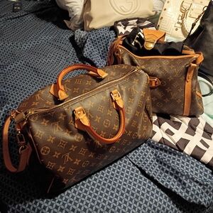 Louis Vuitton Brown Monogram Tote